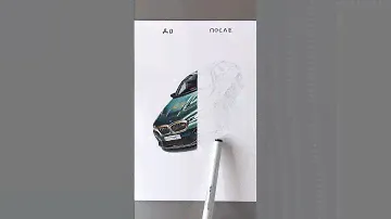 BMW M5 F90 CS | Realism vs Crash [ASMR] #рисунок #asmr #bmwm5f90